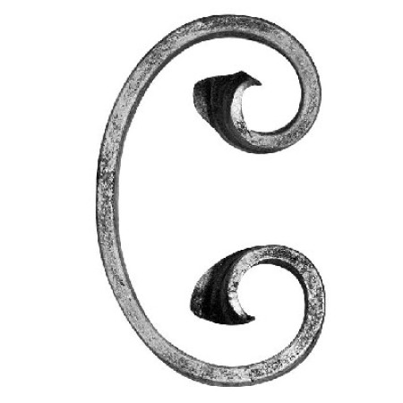 Ozdobné céčko 12 x 5 mm