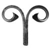 Ozdobný element 2 x 12 x 6 mm