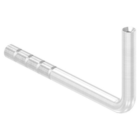 Nerezový držiak madla 12 mm s vnútorným závitom M6, na zabetonovanie