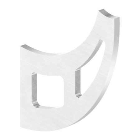 Nerezový držiak madla pre rúru 42.4 mm, odstup od steny 75 mm, 54130-240