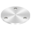 Kotviaca platnička 100 x 6 mm, 3x otvory o11 mm, pretočená, nerez 1.4301